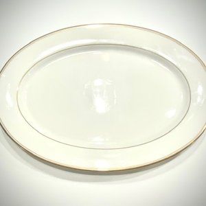 Gorham Fine China, Elegant Gold,  16 inch Meat Platter